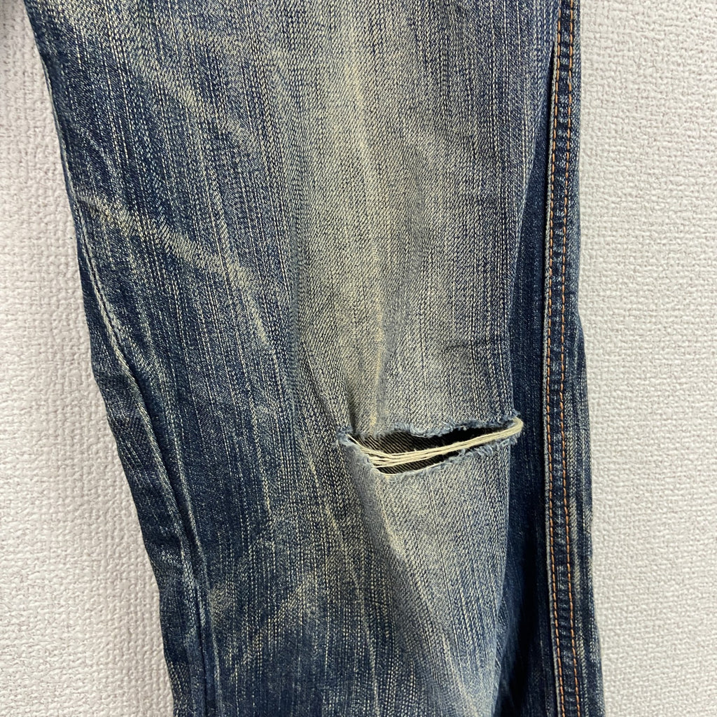 EDWIN　エドウィン　503　デニムパンツ/ジーンズ　ジップフライ　縦落ち　鬼ヒゲ　インディゴ　W30サイズ