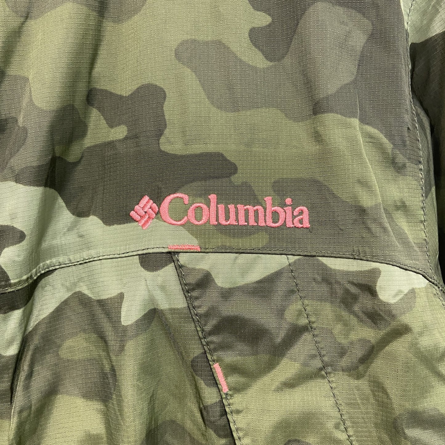 Columbia　コロンビア　OMNI-TECH　オムニテック　PATTERNED JACKET　WABASH JACKE 　ナイロンジャケット　カモフラージュ　迷彩柄　Lサイズ