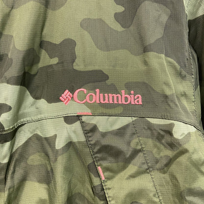 Columbia　コロンビア　OMNI-TECH　オムニテック　PATTERNED JACKET　WABASH JACKE 　ナイロンジャケット　カモフラージュ　迷彩柄　Lサイズ