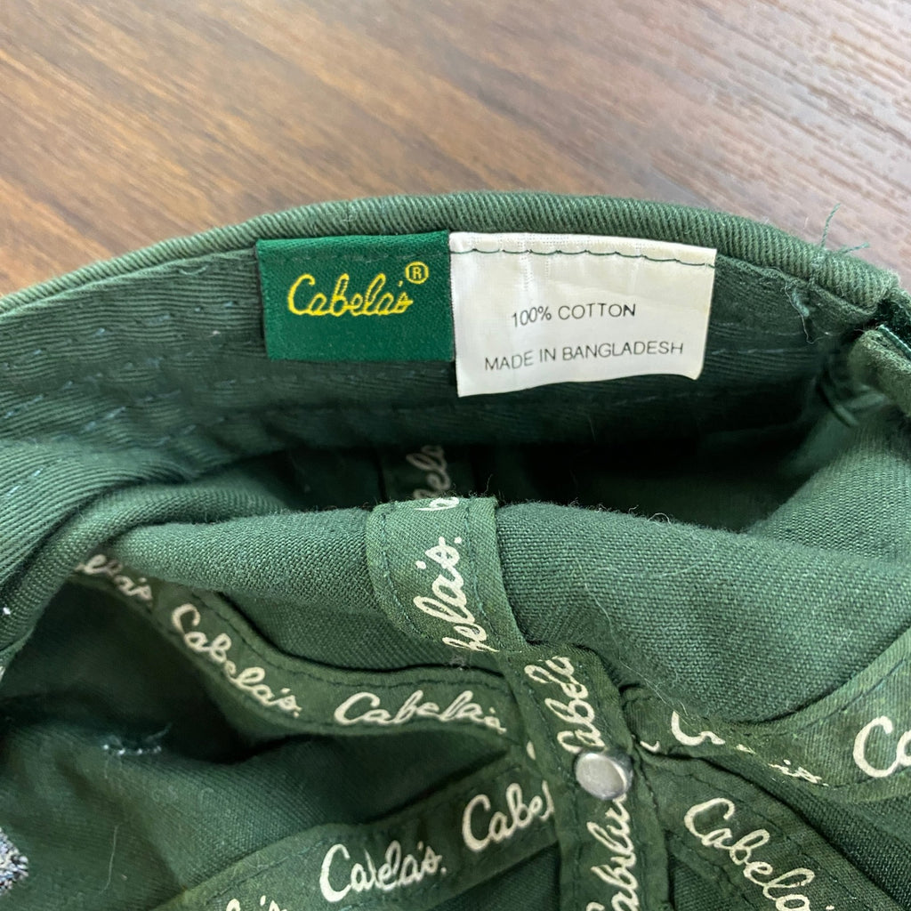 Cabela's　カベラス　6パネルキャップ　ベースボールキャップ　緑　グリーン　