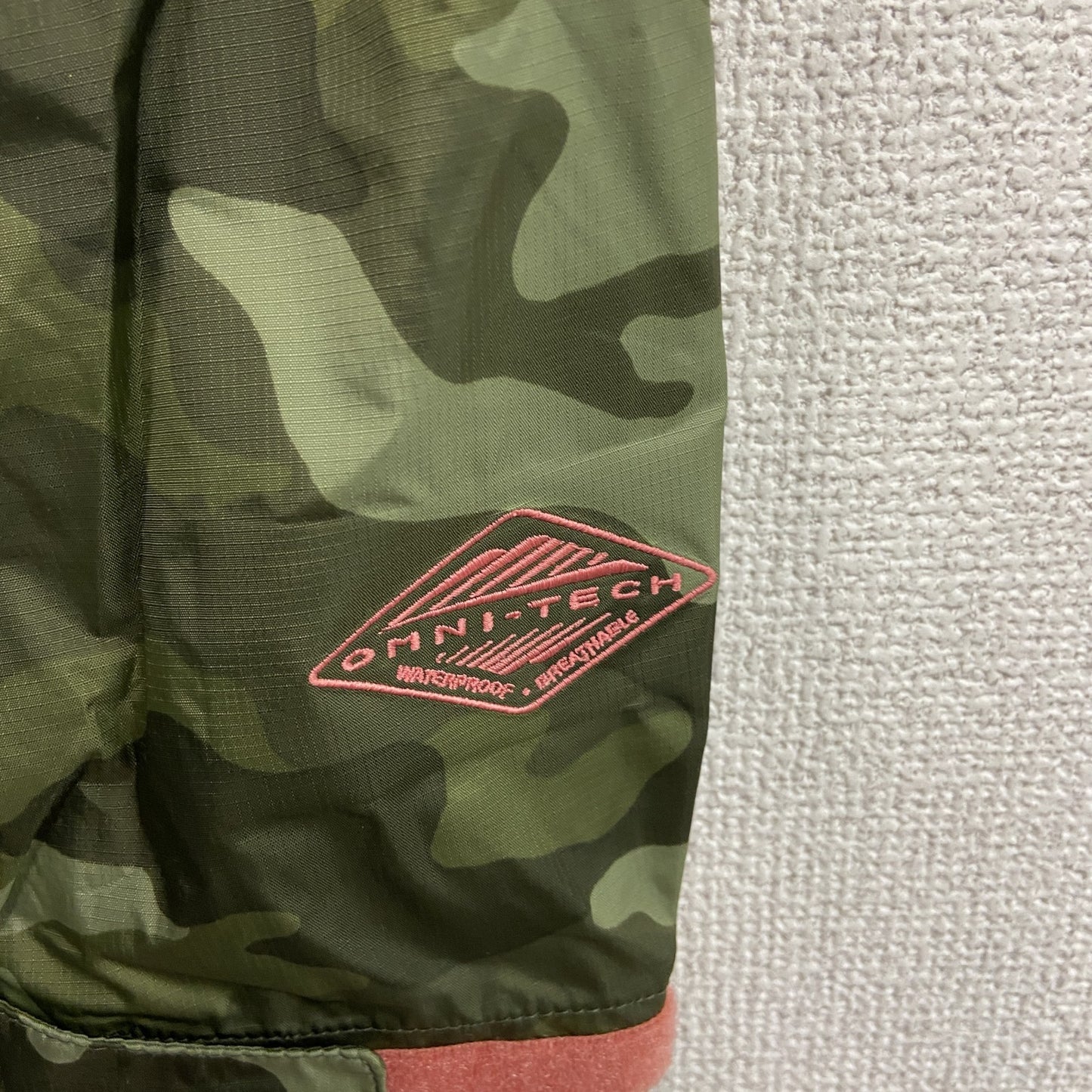 Columbia　コロンビア　OMNI-TECH　オムニテック　PATTERNED JACKET　WABASH JACKE 　ナイロンジャケット　カモフラージュ　迷彩柄　Lサイズ