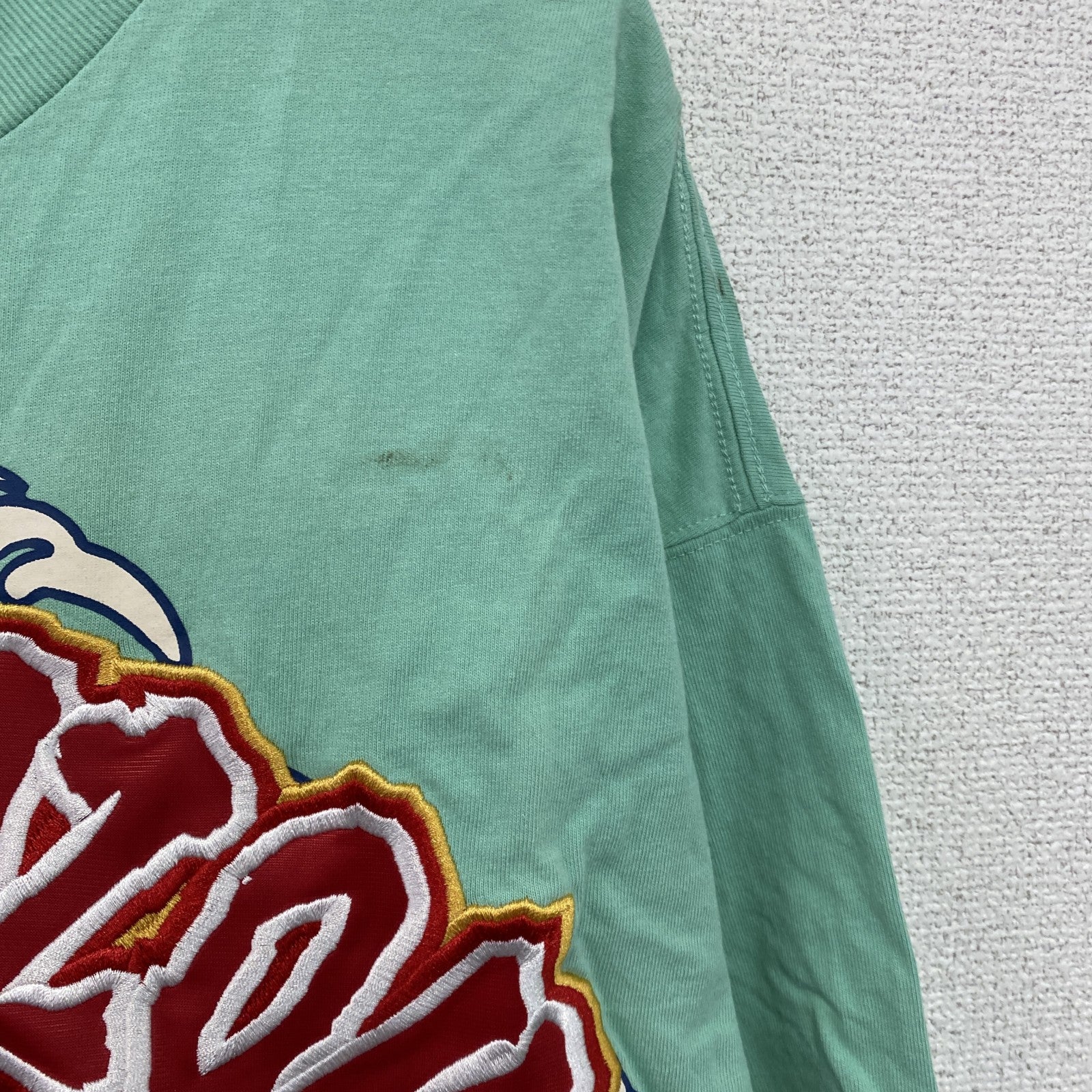 GALFY　ガルフィー　半袖プリントTシャツ　ミントグリーン　XLサイズ　