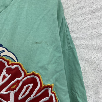 GALFY　ガルフィー　半袖プリントTシャツ　ミントグリーン　XLサイズ　