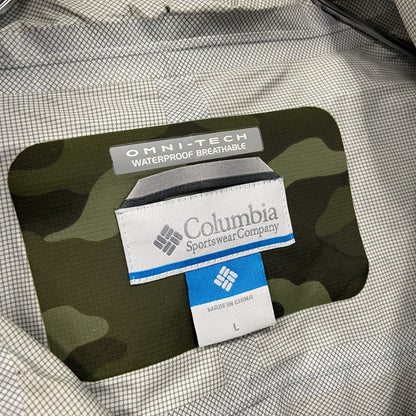Columbia　コロンビア　OMNI-TECH　オムニテック　PATTERNED JACKET　WABASH JACKE 　ナイロンジャケット　カモフラージュ　迷彩柄　Lサイズ