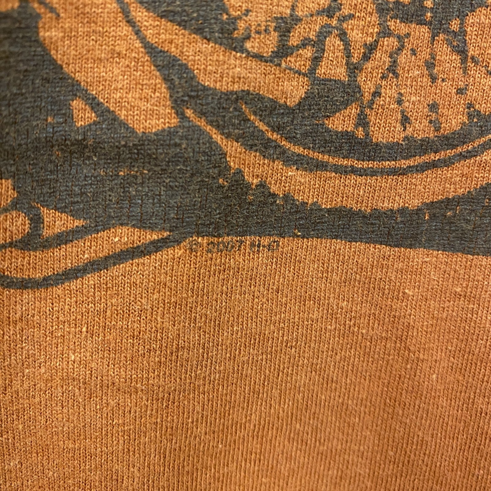 00s　HARLEY DAVIDSON　ハーレーダビッドソン　半袖プリントTシャツ　オレンジ　XXXLサイズ
