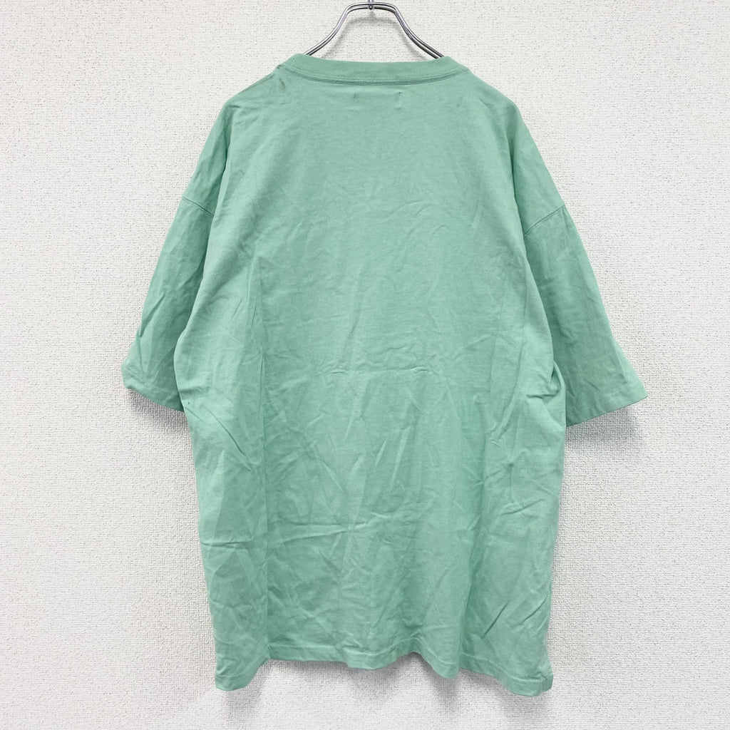 GALFY　ガルフィー　半袖プリントTシャツ　ミントグリーン　XLサイズ　