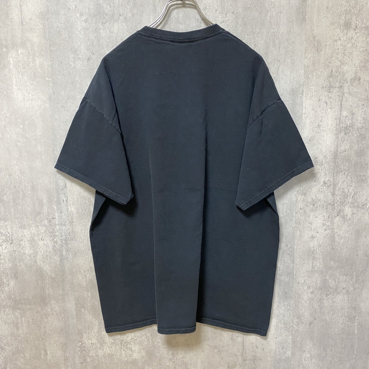 古着 used　NHL　シカゴブラックホークス　HOCKEY　半袖プリントTシャツ　スポーツ　黒　ブラック　レトロ　オーバーサイズ