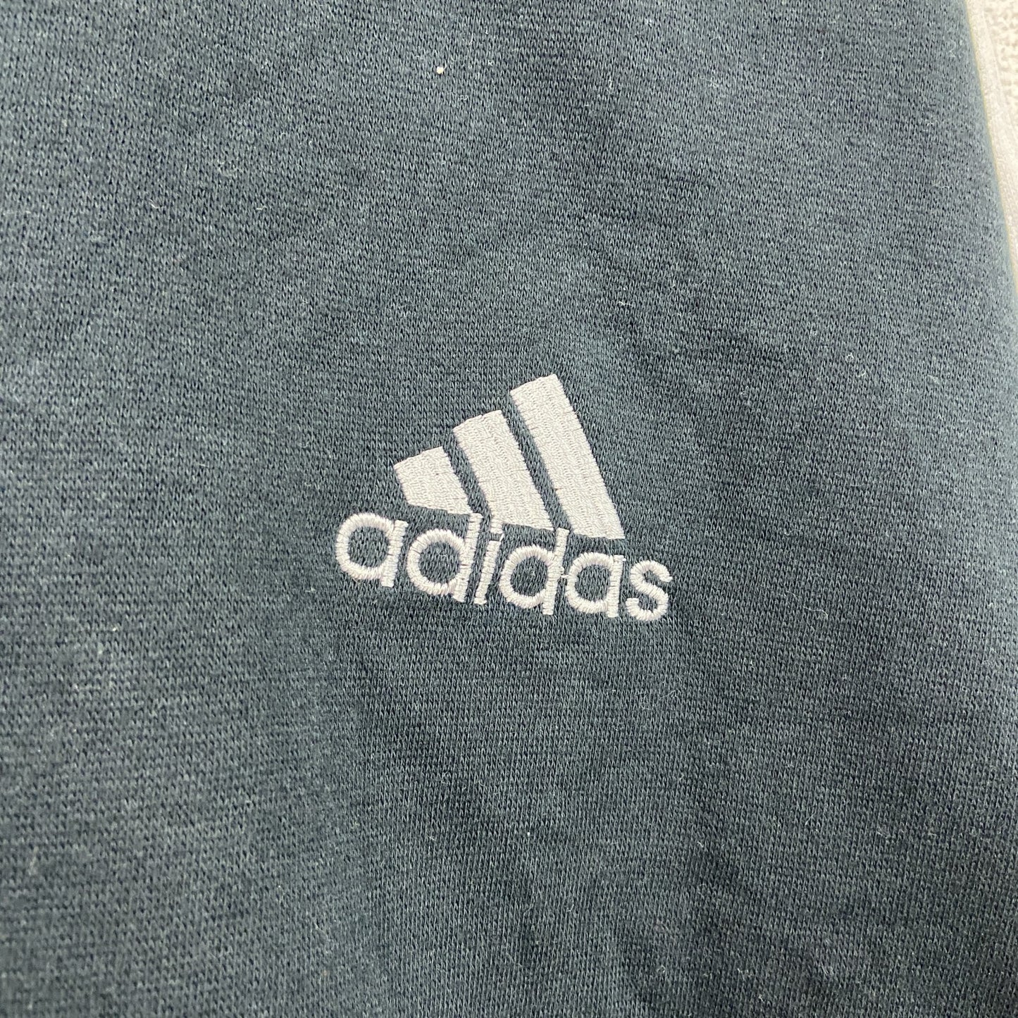 90s～　adidas　アディダス　スウェット/トレーナー　パフォーマンスロゴ　ヴィンテージ　黒　ブラック　Lサイズ