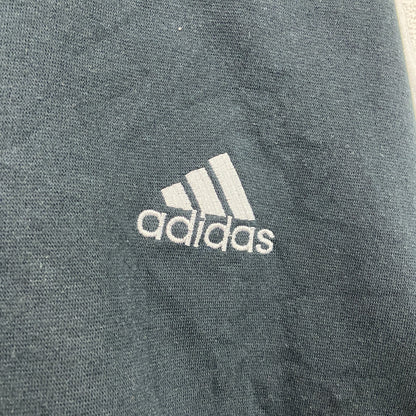 90s～　adidas　アディダス　スウェット/トレーナー　パフォーマンスロゴ　ヴィンテージ　黒　ブラック　Lサイズ