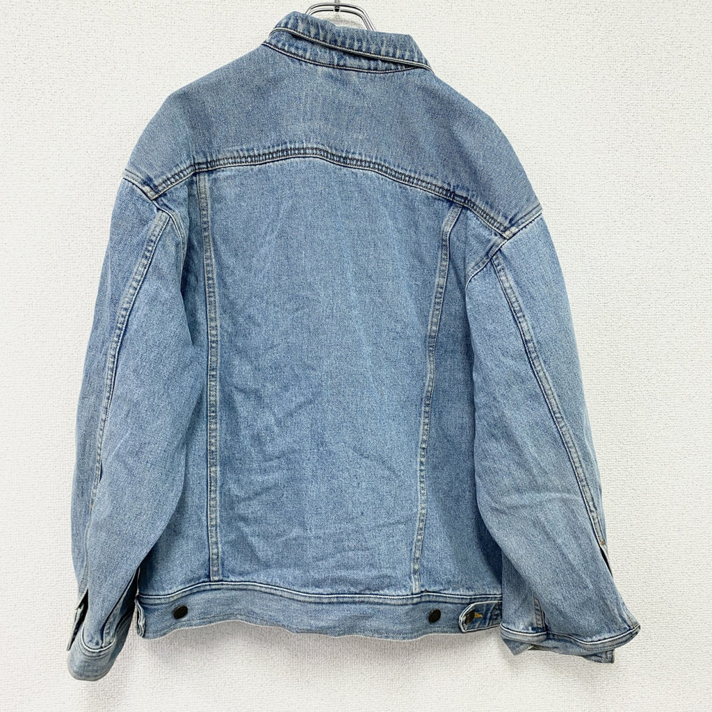 90s　Eddie Bauer　エディーバウアー　デニムジャケット/Gジャン　ヴィンテージ　白タグ　インディゴ　Lサイズ