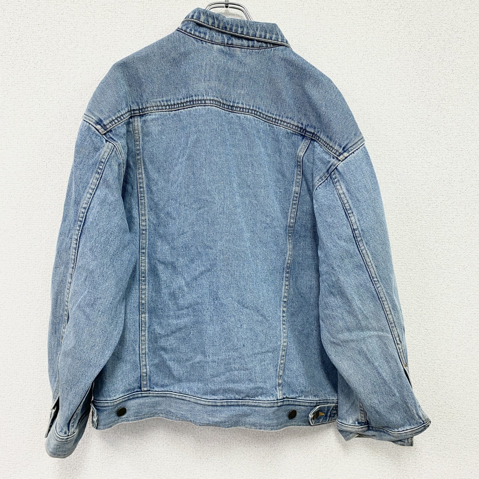 90s　Eddie Bauer　エディーバウアー　デニムジャケット/Gジャン　ヴィンテージ　白タグ　インディゴ　Lサイズ