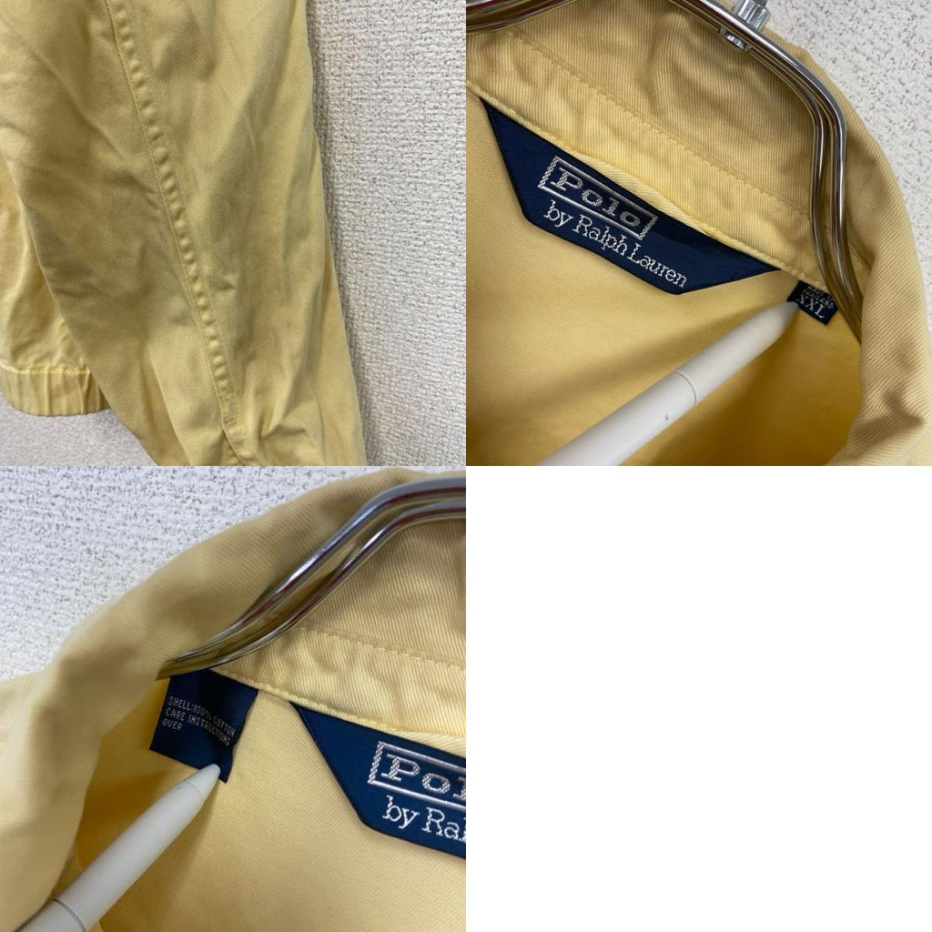 Polo Ralph Lauren　ポロラルフローレン　ブルゾン/スイングトップ　刺繍ロゴ　イエロー　2XLサイズ