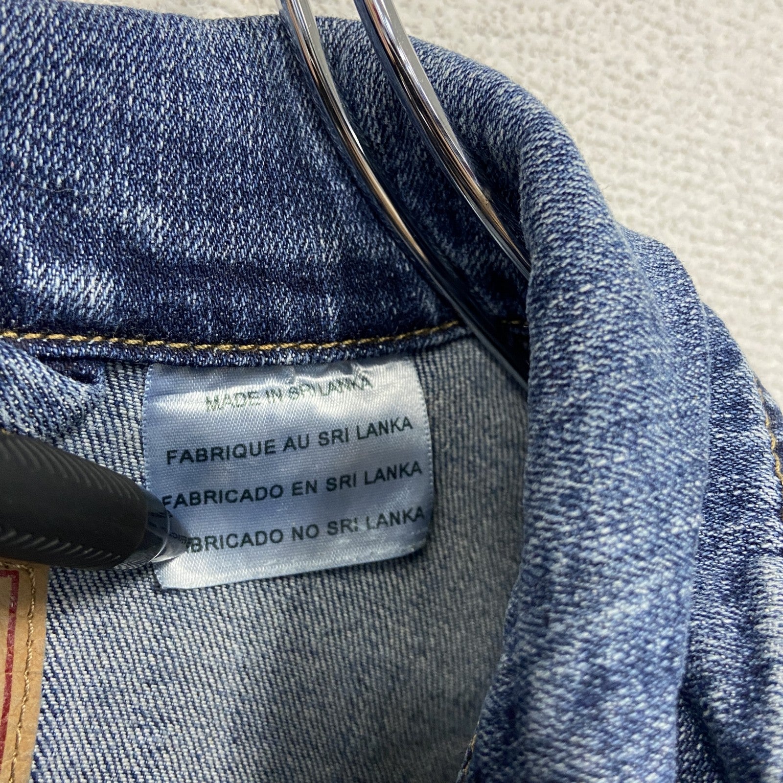 古着 used　LEVI STRAUSS＆CO.　リーバイス　デニムジャケット/Gジャン　青　ブルー　Sサイズ