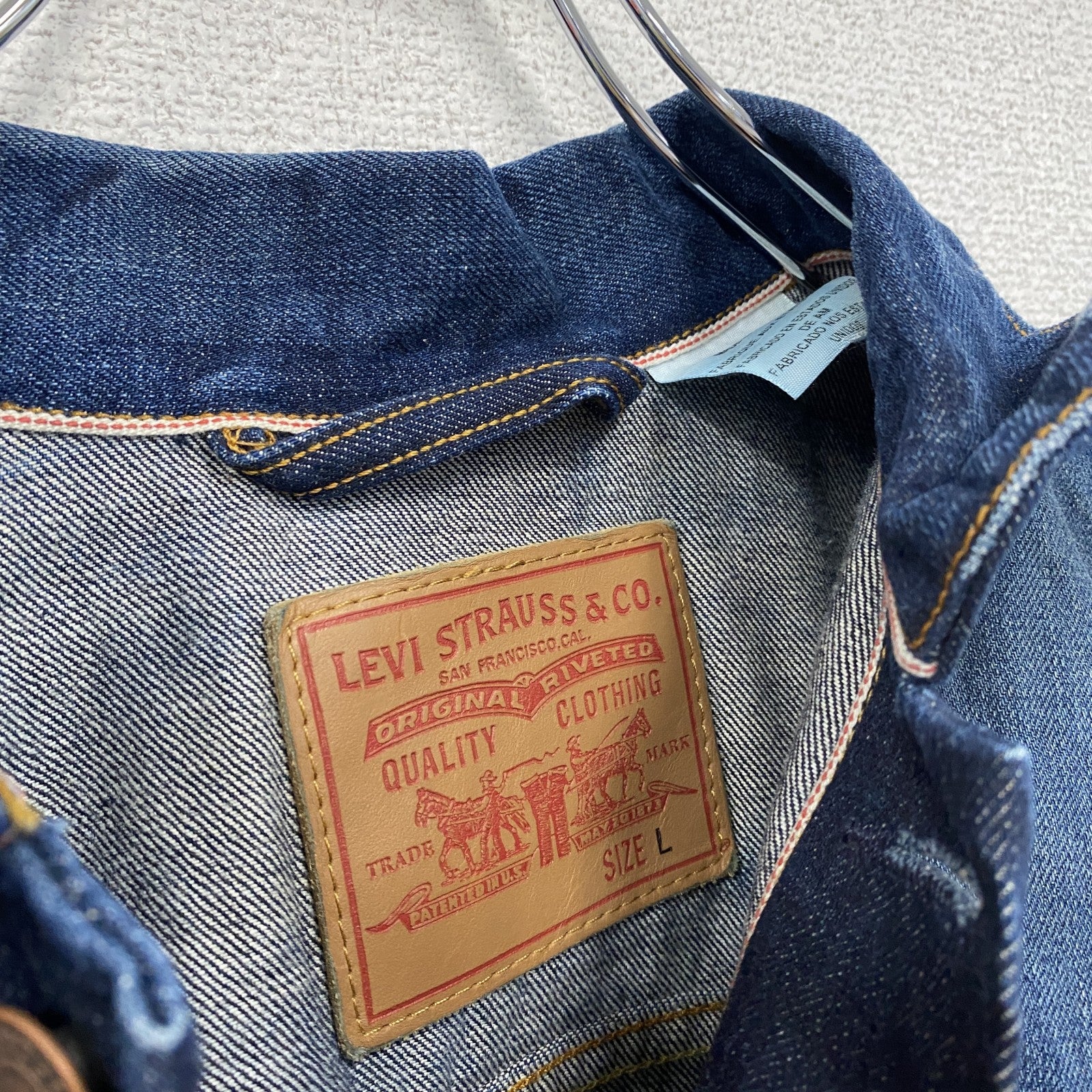 Levi's　リーバイス　デニムジャケット/Gジャン　4thタイプ　インディゴ　Lサイズ