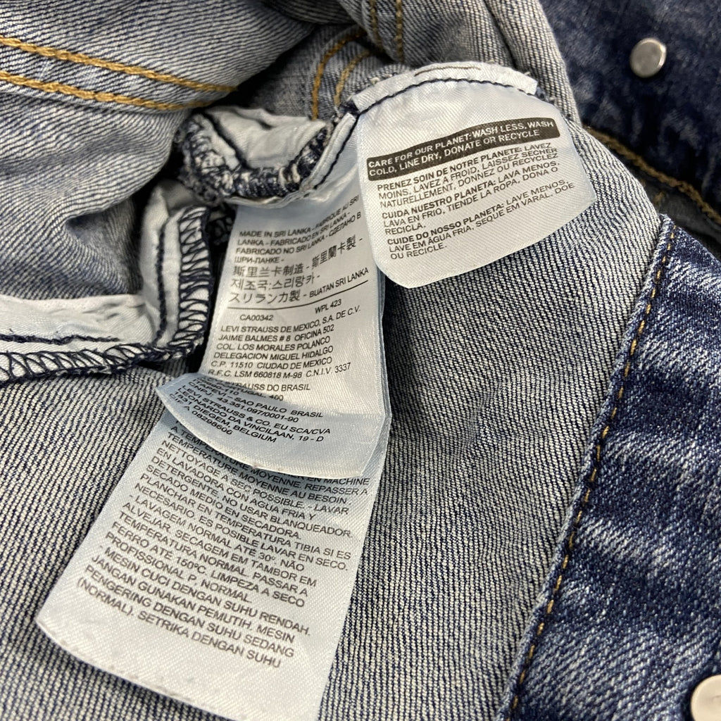 古着 used　LEVI STRAUSS＆CO.　リーバイス　デニムジャケット/Gジャン　青　ブルー　Sサイズ