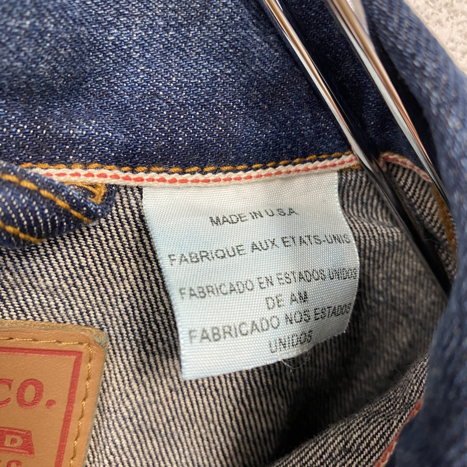 Levi's　リーバイス　デニムジャケット/Gジャン　4thタイプ　インディゴ　Lサイズ