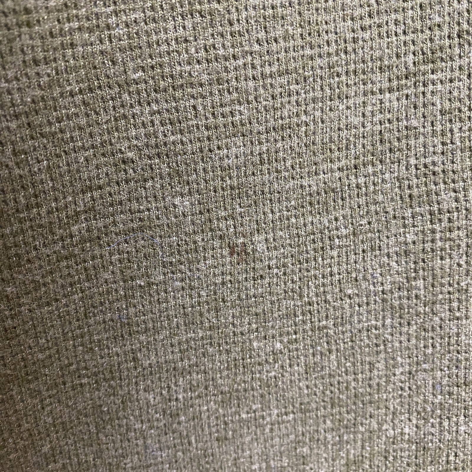 古着 used　LEVI’S　リーバイス　長袖ハーフボタン薄手ニット　セーター　緑　秋冬服　ビッグシルエット　2XLサイズ