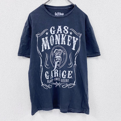 Gas Monkey Garage　ガスモンキーガレージ　半袖プリントTシャツ　黒　ブラック　Mサイズ