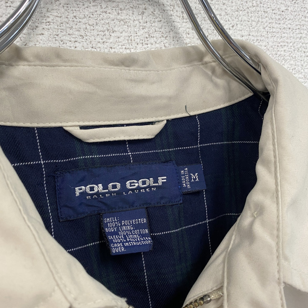 POLO GOLF Ralph Lauren　ラルフローレン　ブルゾン/スイングトップ　オフホワイト　Mサイズ