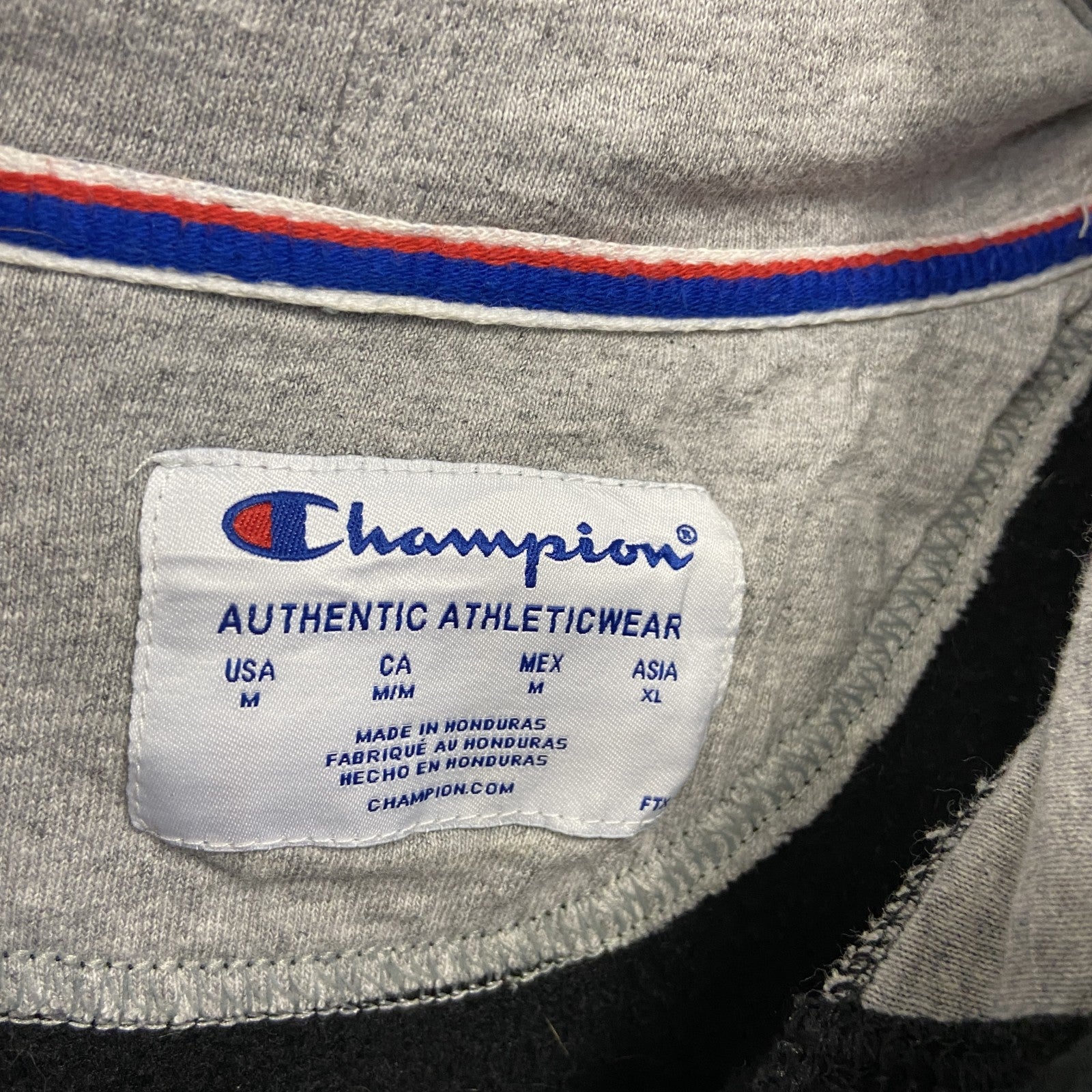 古着 used　champion　チャンピオン　プリントフーディー/スウェットパーカー　黒　ブラック　XLサイズ