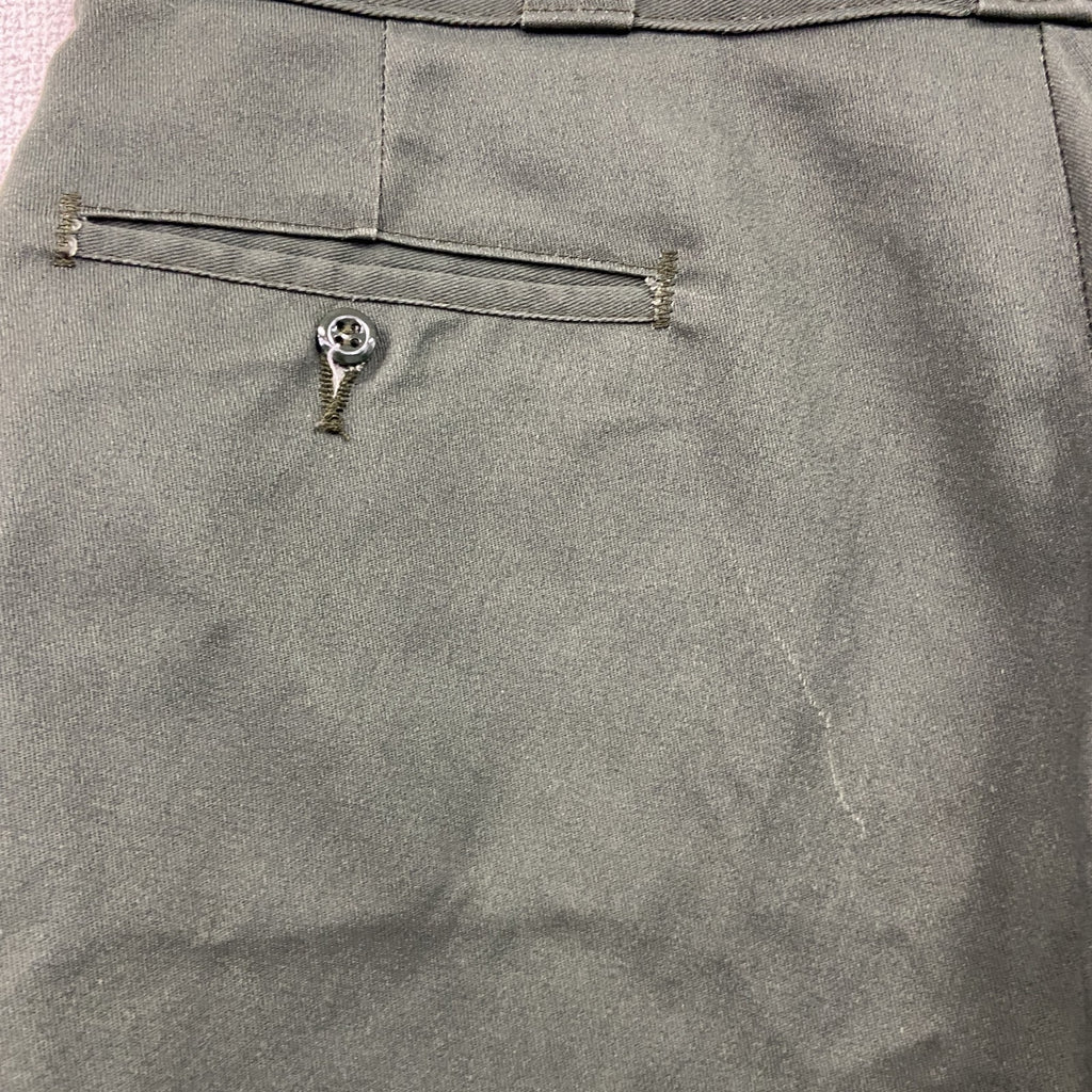 Dickies　ディッキーズ　ワークパンツ　ジップフライ　ワンポイント　カーキ　38サイズ