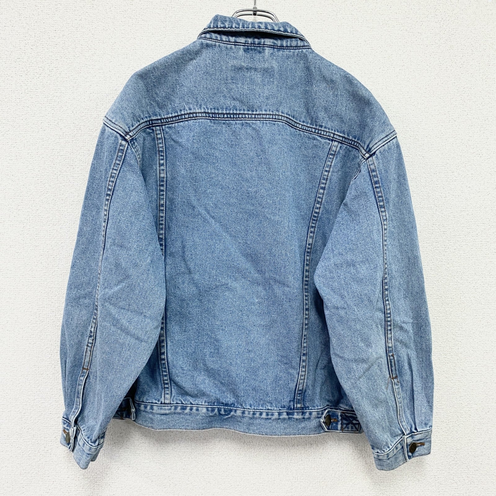 80s　Eddie Bauer　エディーバウアー　デニムジャケット/Gジャン　ヴィンテージ　黒タグ　インディゴ