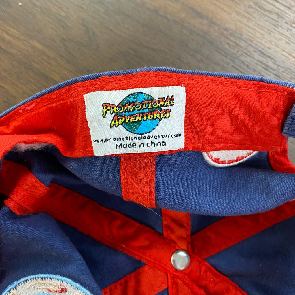 Spokane Indians　スポケーン・インディアンズ　6パネルキャップ　ベースボールキャップ　青　ブルー　