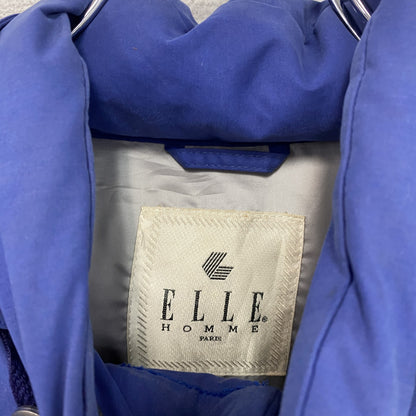 ELLE HOMME　エル・オム　中綿ジャケット　青　ブルー　Lサイズ