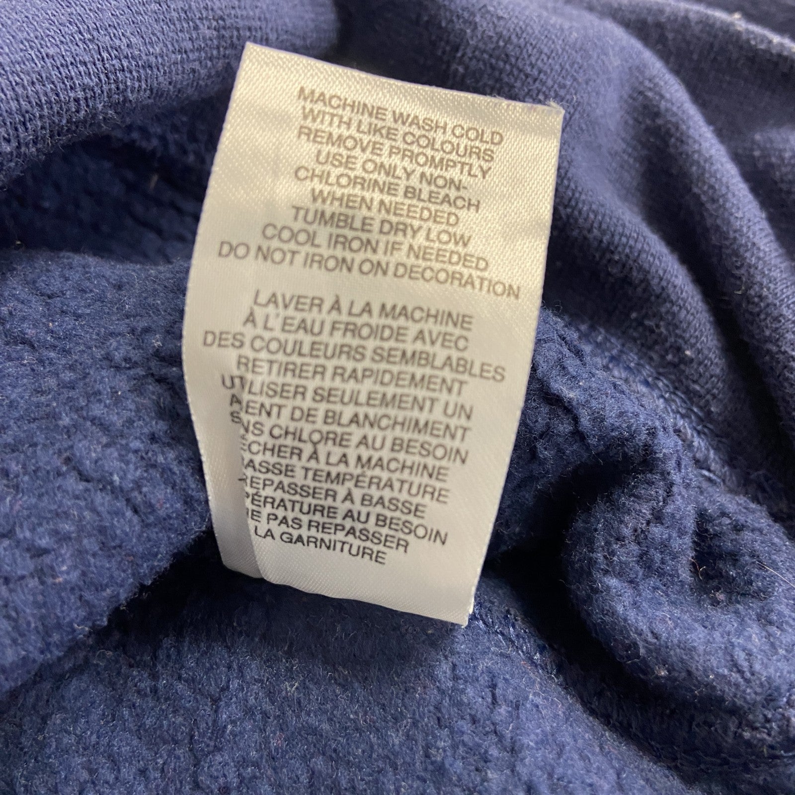 古着 used　champion　チャンピオン　裏起毛スウェット/トレーナー　紺　ネイビー　Mサイズ