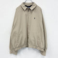 古着 used　Polo by Ralph Lauren　フルジップブルゾン/スイングトップ　肌色　ベージュ　XLサイズ