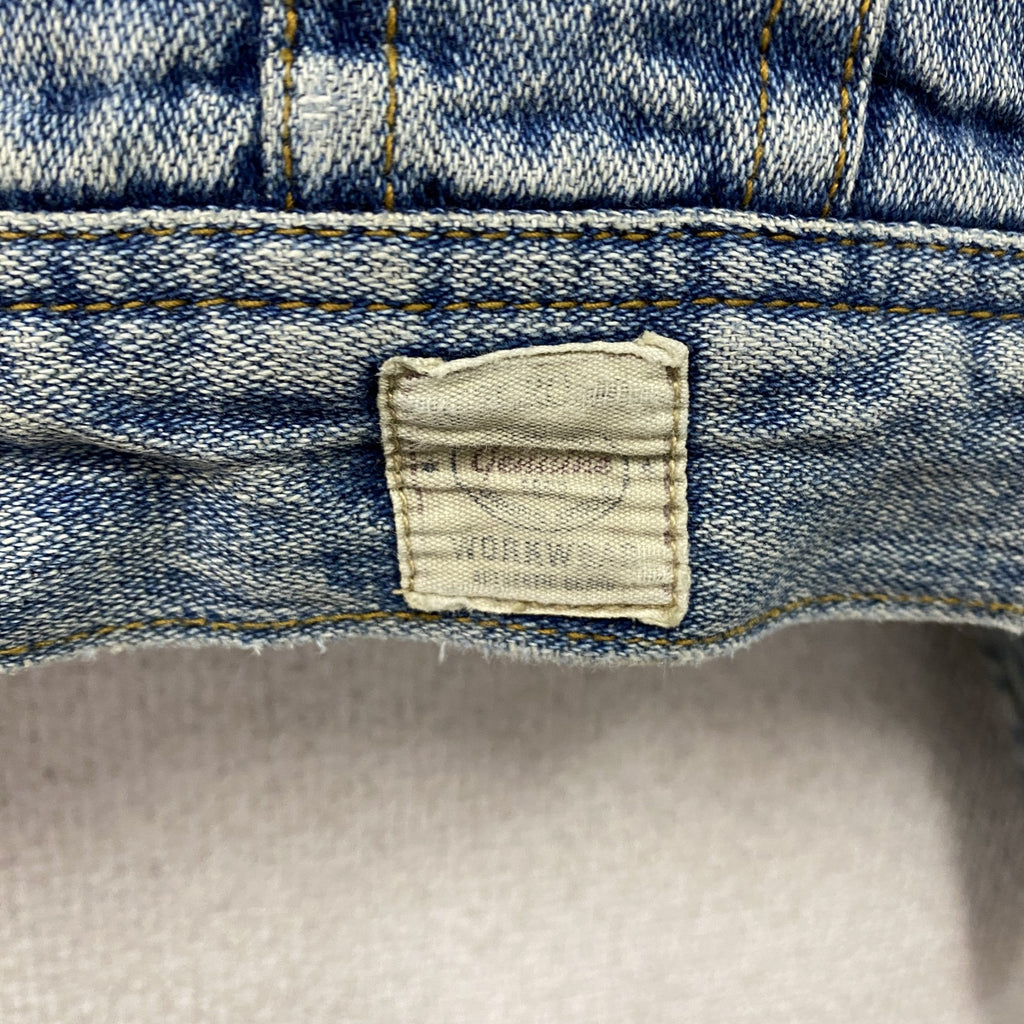 ABERCROMBIE AND FITCH　アバクロ　デニムジャケット/Gジャン　インディゴ　XLサイズ