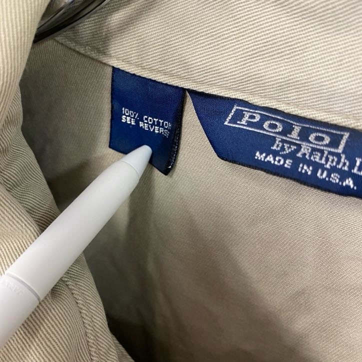 Polo Ralph Lauren　ポロラルフローレン　ブルゾン/スイングトップ　ライトベージュ　XLサイズ