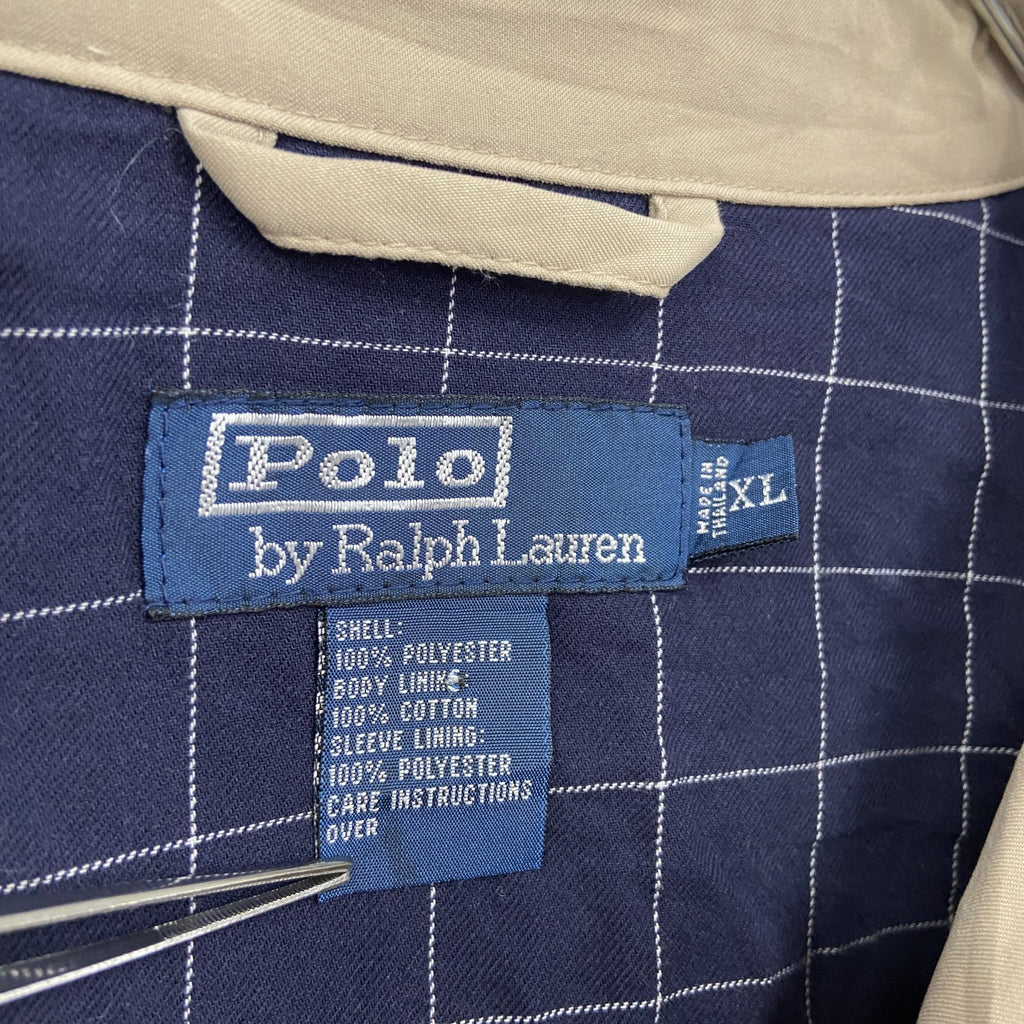 古着 used　Polo by Ralph Lauren　フルジップブルゾン/スイングトップ　肌色　ベージュ　XLサイズ