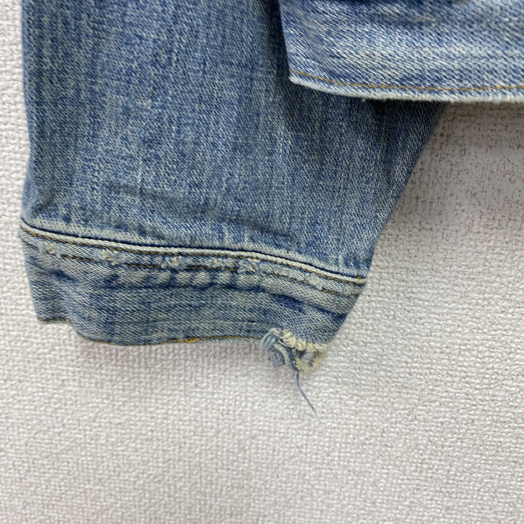 ABERCROMBIE AND FITCH　アバクロ　デニムジャケット/Gジャン　インディゴ　XLサイズ