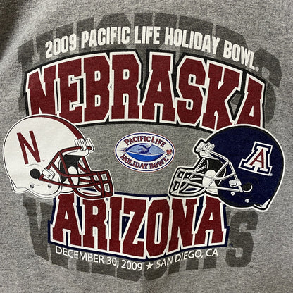 古着 used　RUSSELL　ラッセル　アメフト　半袖カレッジプリントTシャツ　スポーツ　グレー　レトロ　Mサイズ