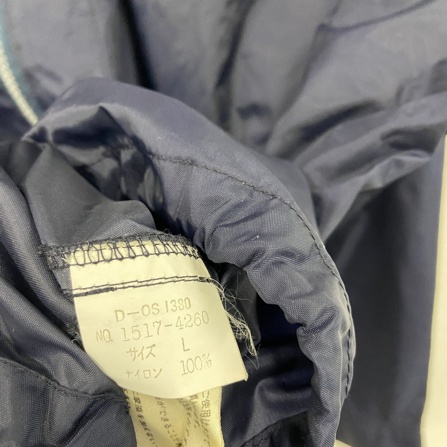 CHAPS RALPH LAUREN　チャップスラルフローレン　フルジップナイロンジャケット　紺　ネイビー　Lサイズ