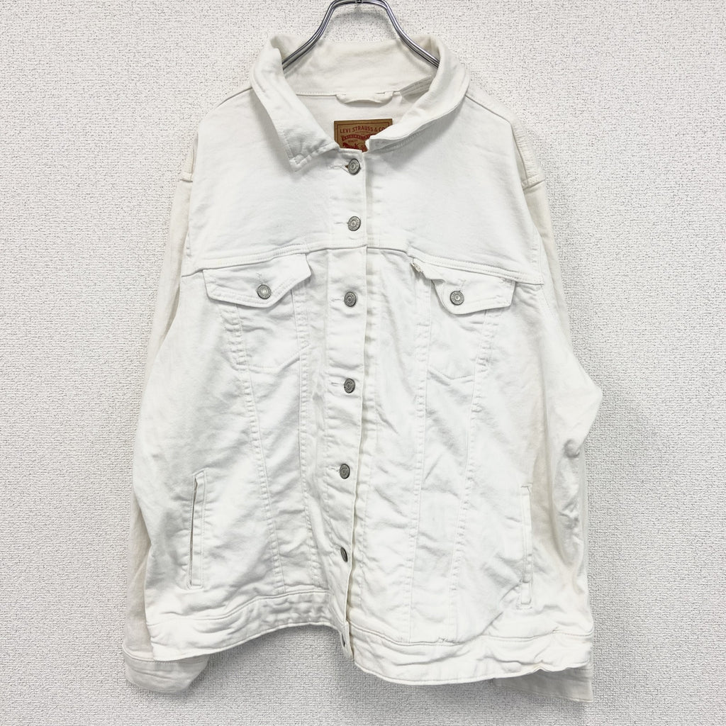 Levi’ｓ　リーバイス　4thタイプ　ホワイトデニムジャケット/Gジャン　白　ホワイト　3XLサイズ