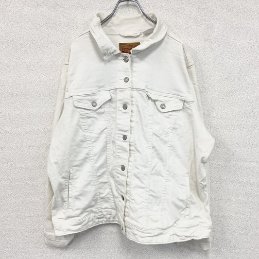 Levi’ｓ　リーバイス　4thタイプ　ホワイトデニムジャケット/Gジャン　白　ホワイト　3XLサイズ