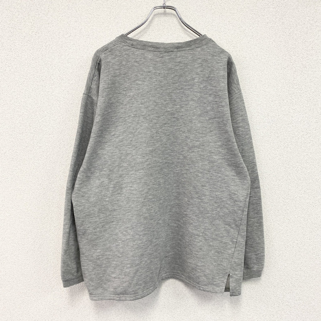 Calvin Klein Jeans　スウェット/トレーナー　デカロゴ　グレー　Lサイズ