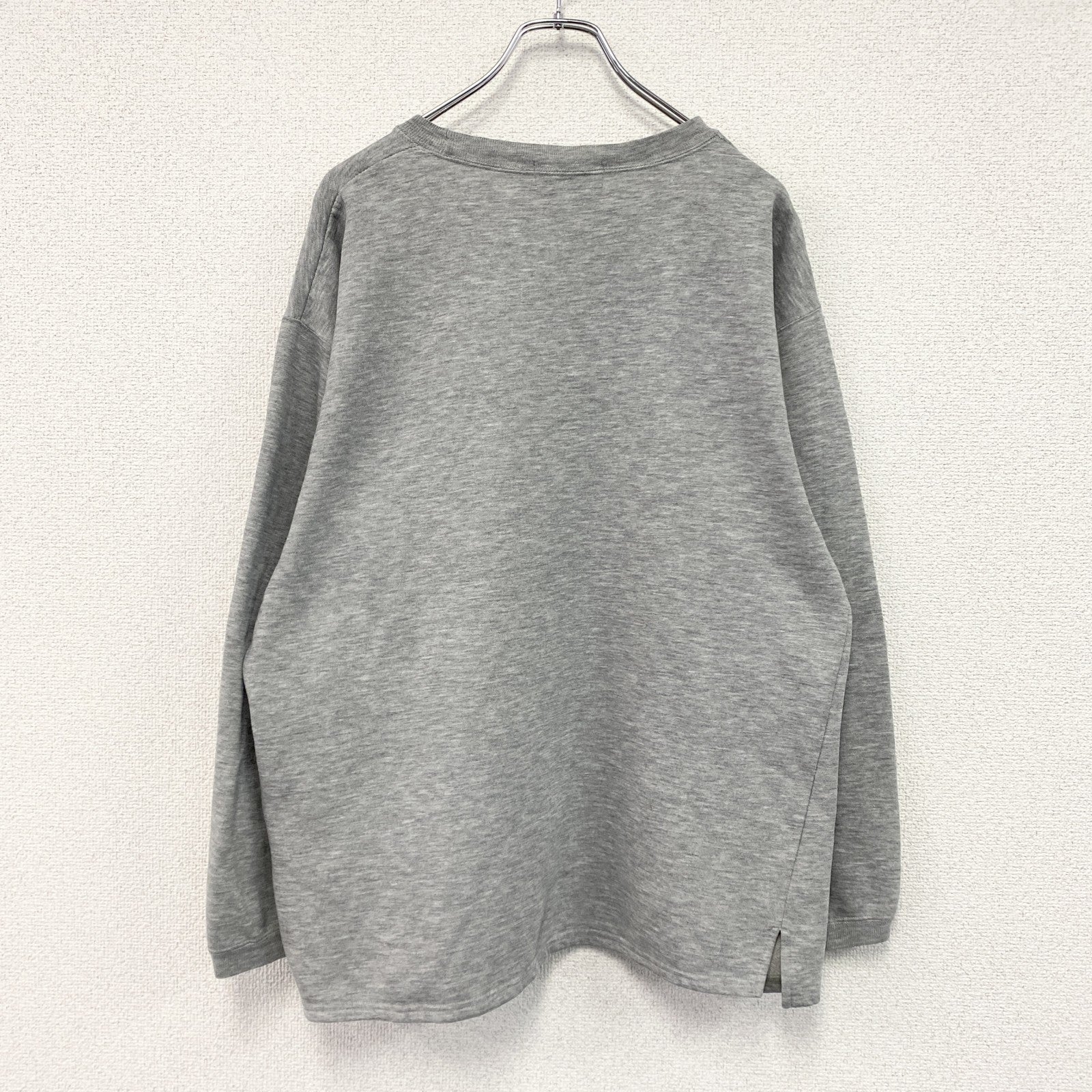 Calvin Klein Jeans　スウェット/トレーナー　デカロゴ　グレー　Lサイズ