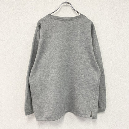 Calvin Klein Jeans　スウェット/トレーナー　デカロゴ　グレー　Lサイズ