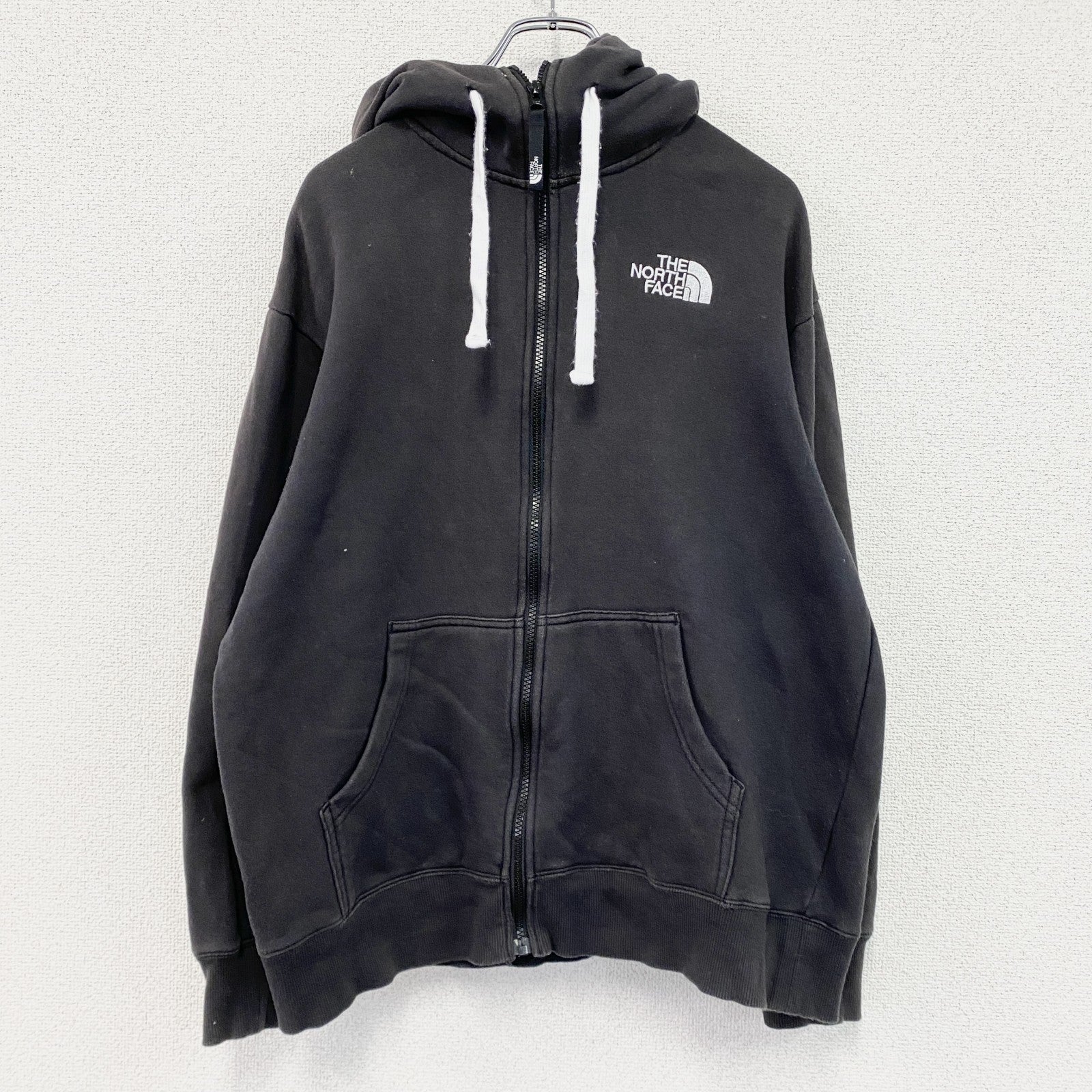 THE NORTH FACE　ザ・ノースフェイス　フルジップスウェットパーカー/フーディー　黒　ブラック　Lサイズ　