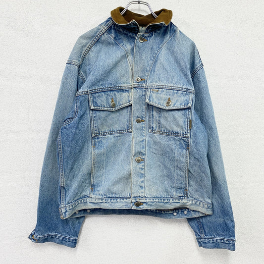 90s　Timberland　ティンバーランド　デニムジャケット/Gジャン　ヴィンテージ　インディゴ　Mサイズ