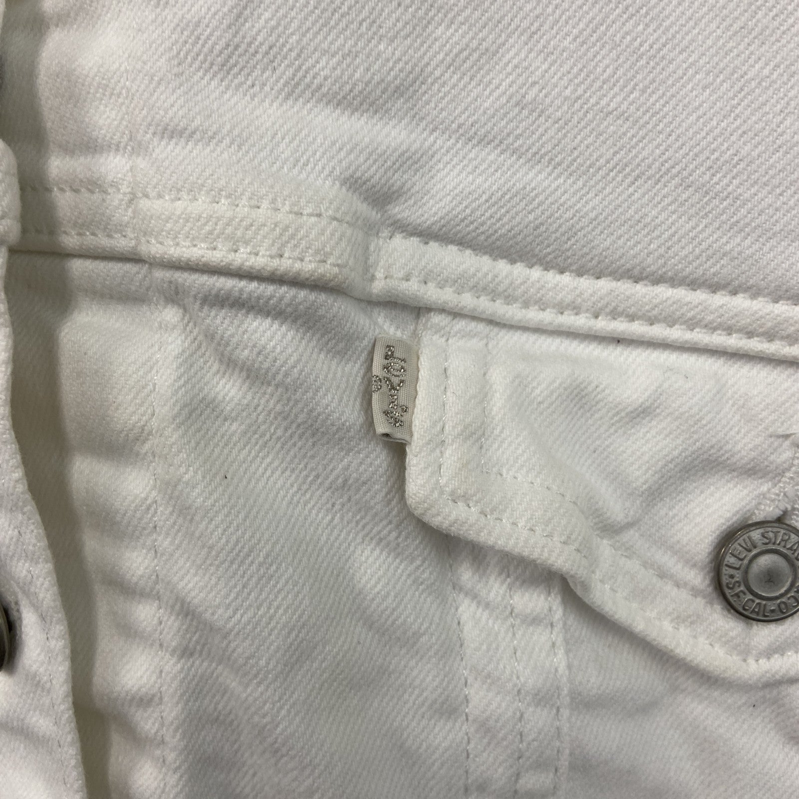 Levi’ｓ　リーバイス　4thタイプ　ホワイトデニムジャケット/Gジャン　白　ホワイト　3XLサイズ