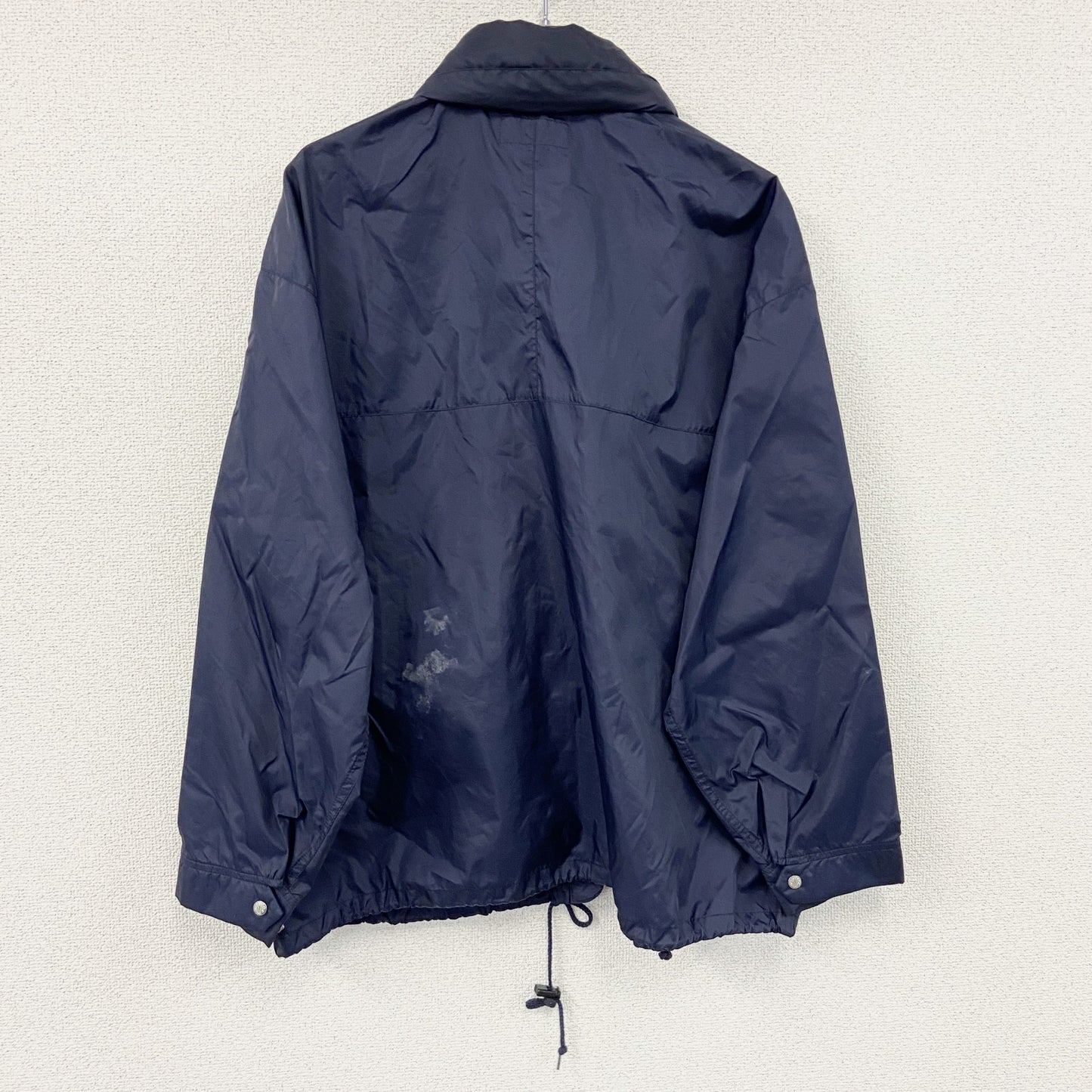 90s　CHAPS RALPH LAUREN　チャップスラルフローレン　フルジップナイロンジャケット　紺　ネイビー　Lサイズ