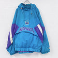 ～00s　STARTER　NBA　Hornets　ホーネッツ　アノラックナイロンパーカー　ブルー　2XLサイズ