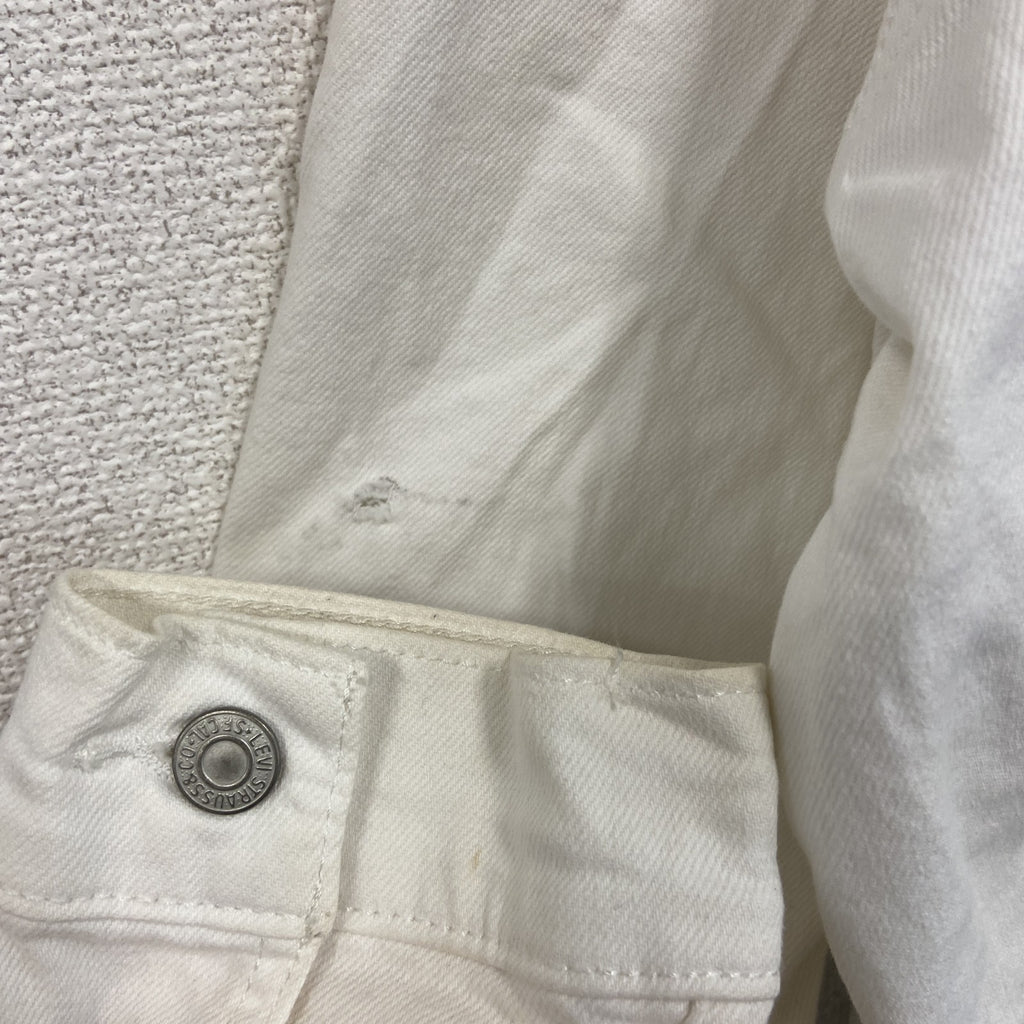 Levi’ｓ　リーバイス　4thタイプ　ホワイトデニムジャケット/Gジャン　白　ホワイト　3XLサイズ