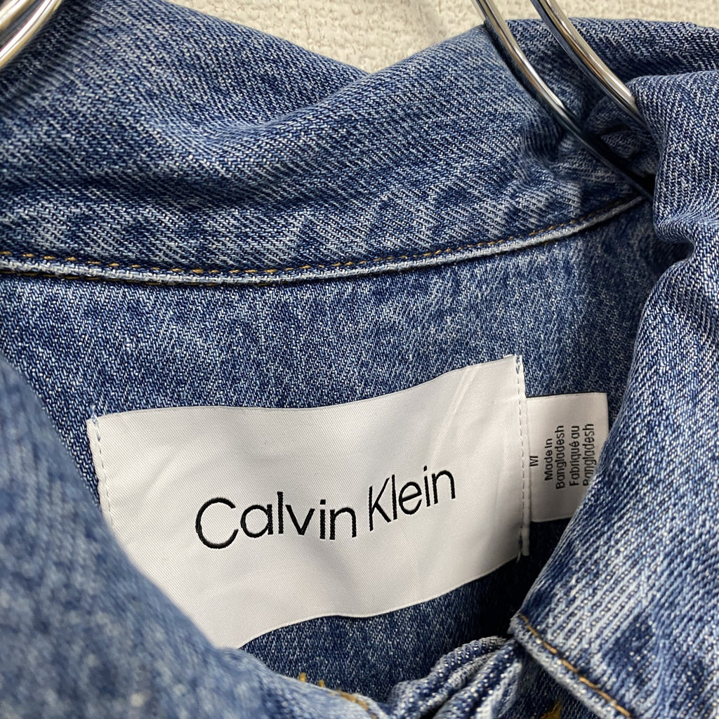 Calvin Klein　カルバンクライン　4thタイプ　デニムジャケット/Gジャン　インディゴ　Mサイズ