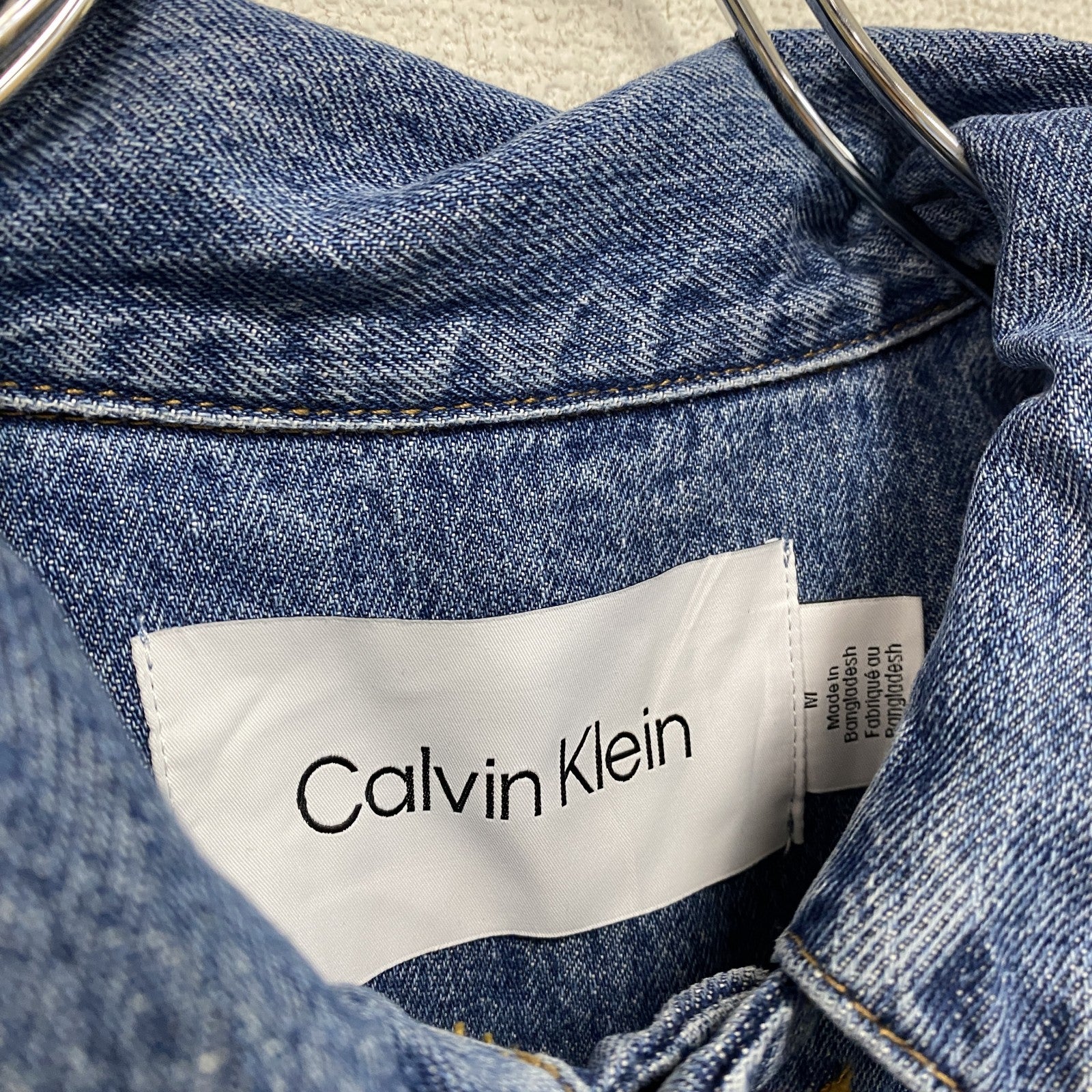 Calvin Klein　カルバンクライン　4thタイプ　デニムジャケット/Gジャン　インディゴ　Mサイズ