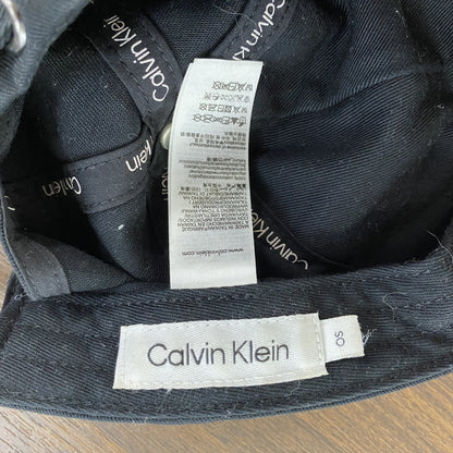 Calvin Klein　カルバンクライン　6パネルキャップ　ベースボールキャップ　黒　ブラック　ワンサイズ　